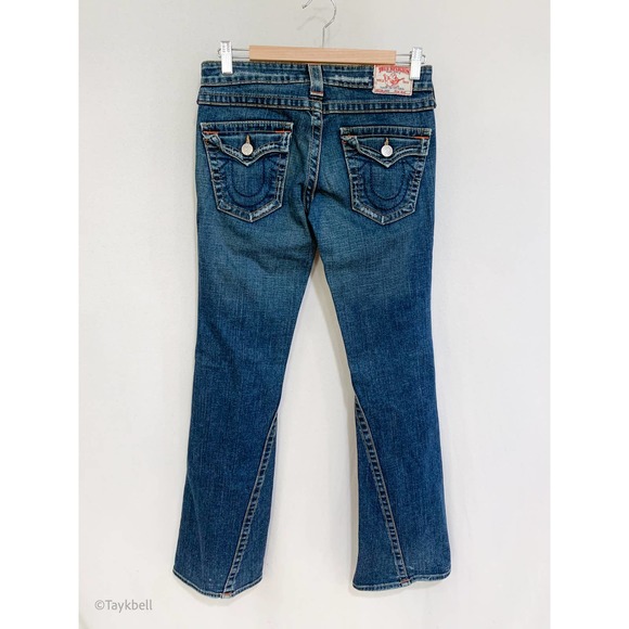 True Religion Heavyweight Flare Denim Jeans, 27 - Picture 4 of 12